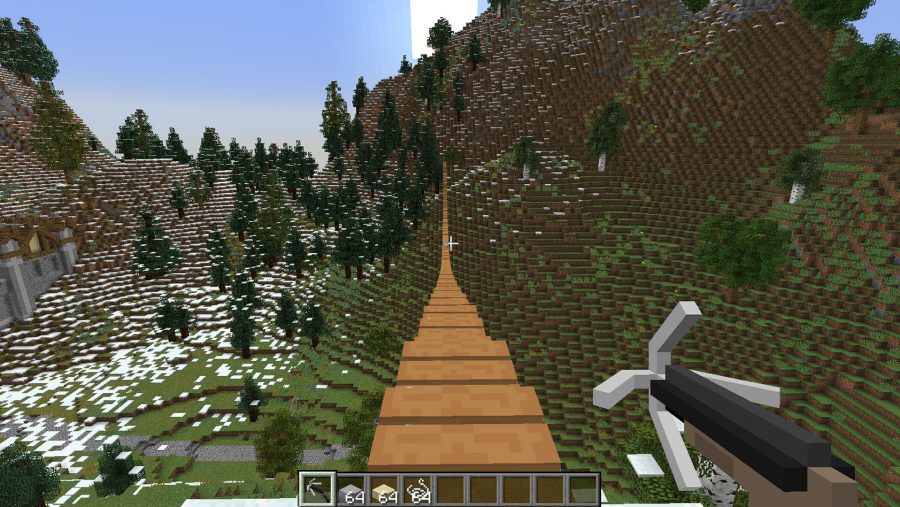 Minecraft-mods-Rope-Bridge-Mod